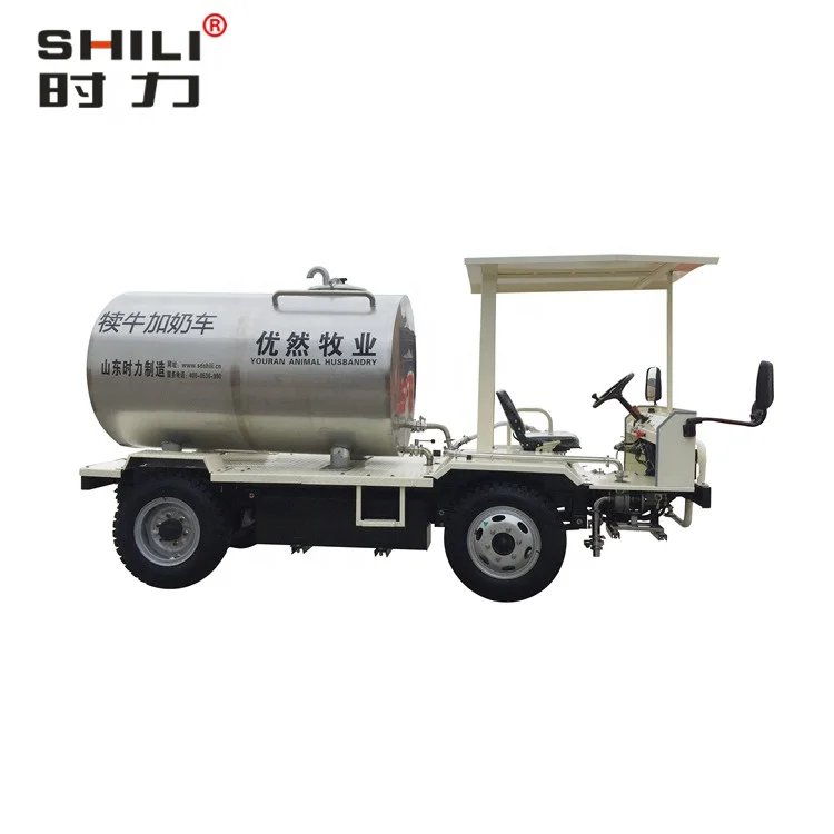 Fresh milk transportation tank truck