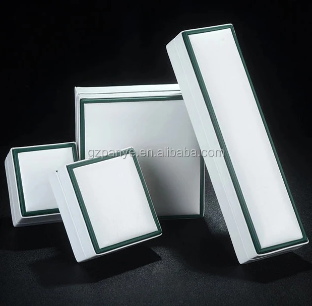 Classical Luxury Custom Black Set Leather Jewelry Perfume Gift packaging Box For cosmetics And Gift storage