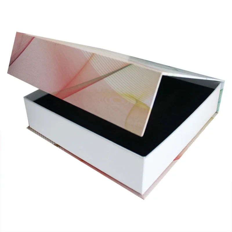 Black Wholesale Printing Different Size Custom Flip Top Luxury Skincare Products Paper Magnetic Gift Cosmetic Box Packaging