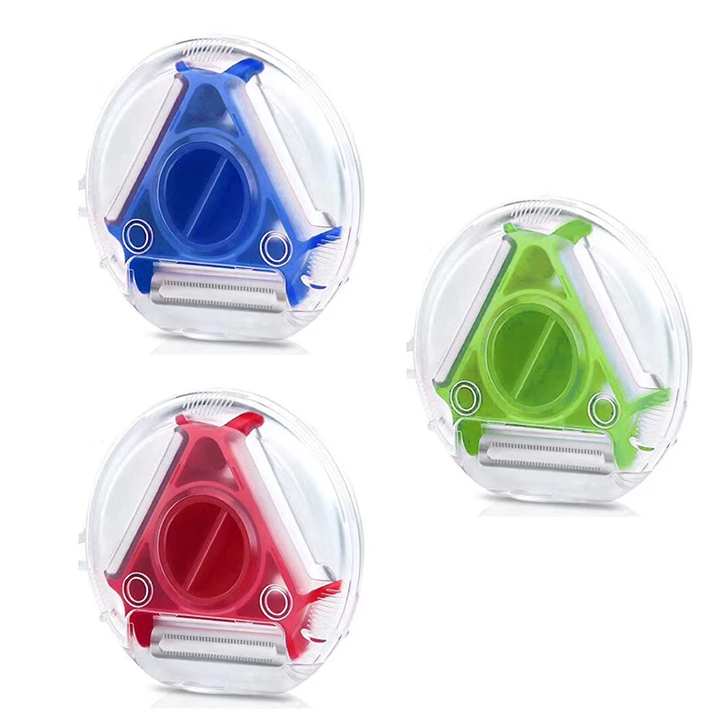 3 In 1 Rotation Peeler Kitchen Accessories Stainless Steel Mini Multifunctional Fruit Vegetable Peeler