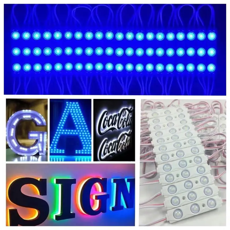 DC12V outdoor IP68 waterproof module RGB full chasing color store front window border light module