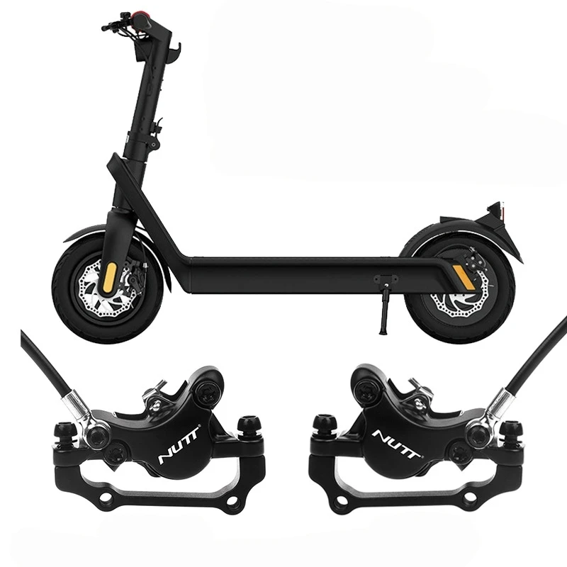 NUTT Electric Scooter Hydraulic Disc Brake 140 160mm B C Power-Off line Wire With HS1 Rotor FOR Zero 10X 11X KUGOO G1 E-scooter