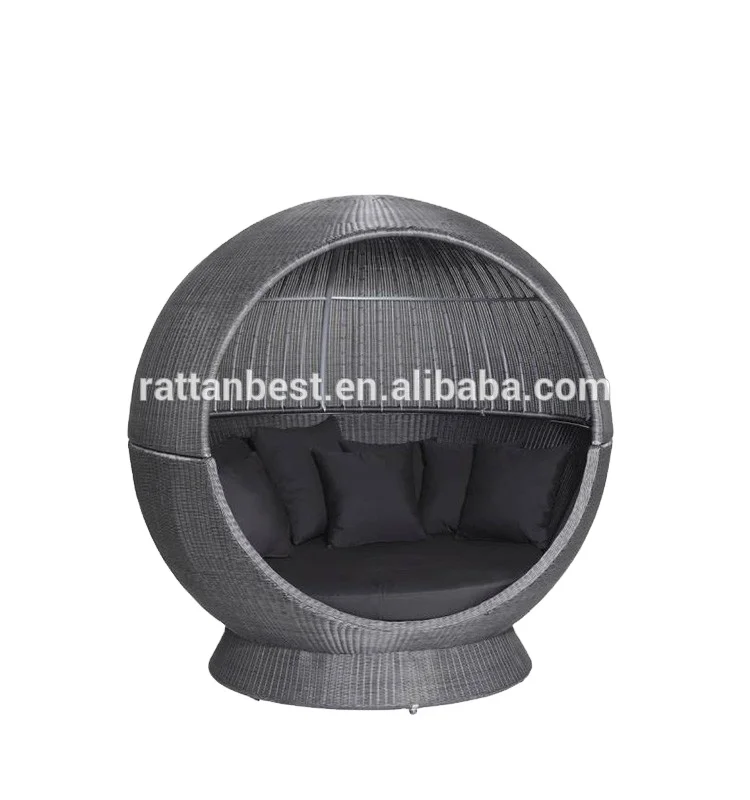 rattan outdoor ball egg chair