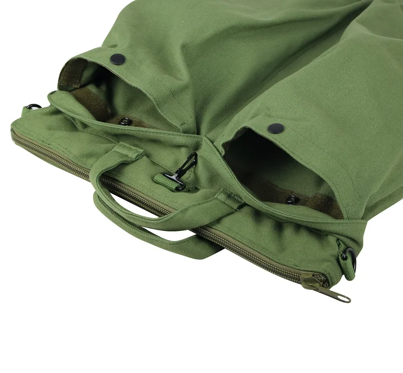 Ready to Ship OD green Tactical Helmet bag Outdoor Canvas Tactical Helmet storage bag