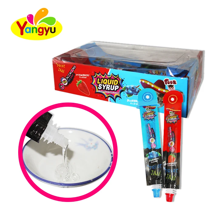 Liquid Candy Fruity Flavor Sweet Jam Flavors Push Liquid Fruit Jam Candy