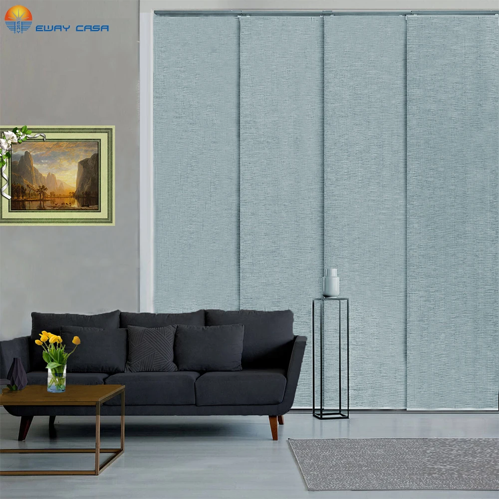 Vertical Blind For Slider Windows & Patio Doors For Sliding Glass Doors Blackout Adjustable Closet Curtain & Blind VB-SP-CSJ