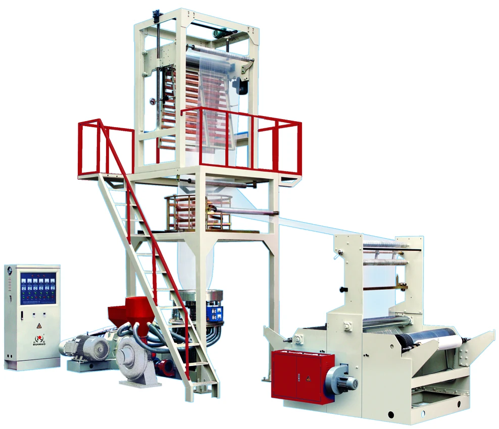 Monolayer HDPE LDPE LLDPE Plastic Blown Film Extursion Machine Price