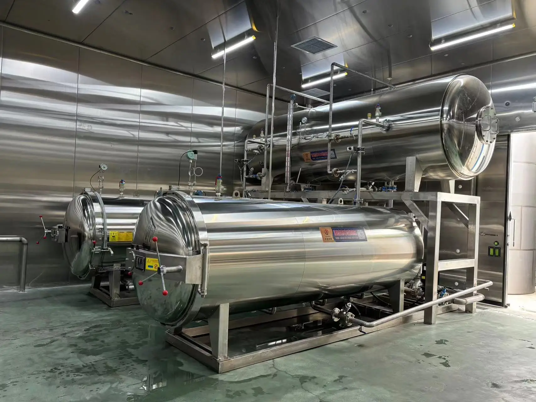 Automatic Heating Steam Generator Boiler Autoclave Retort Sterilizer Heating Tanks Used Meat Canned Food Sterilization