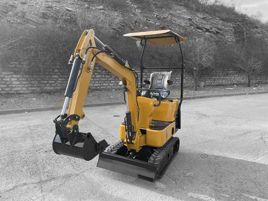  Недорогой гусеничный экскаватор CANMAX 0 8 тонн 1 тонна маленький EX9008 мини-экскаватор на