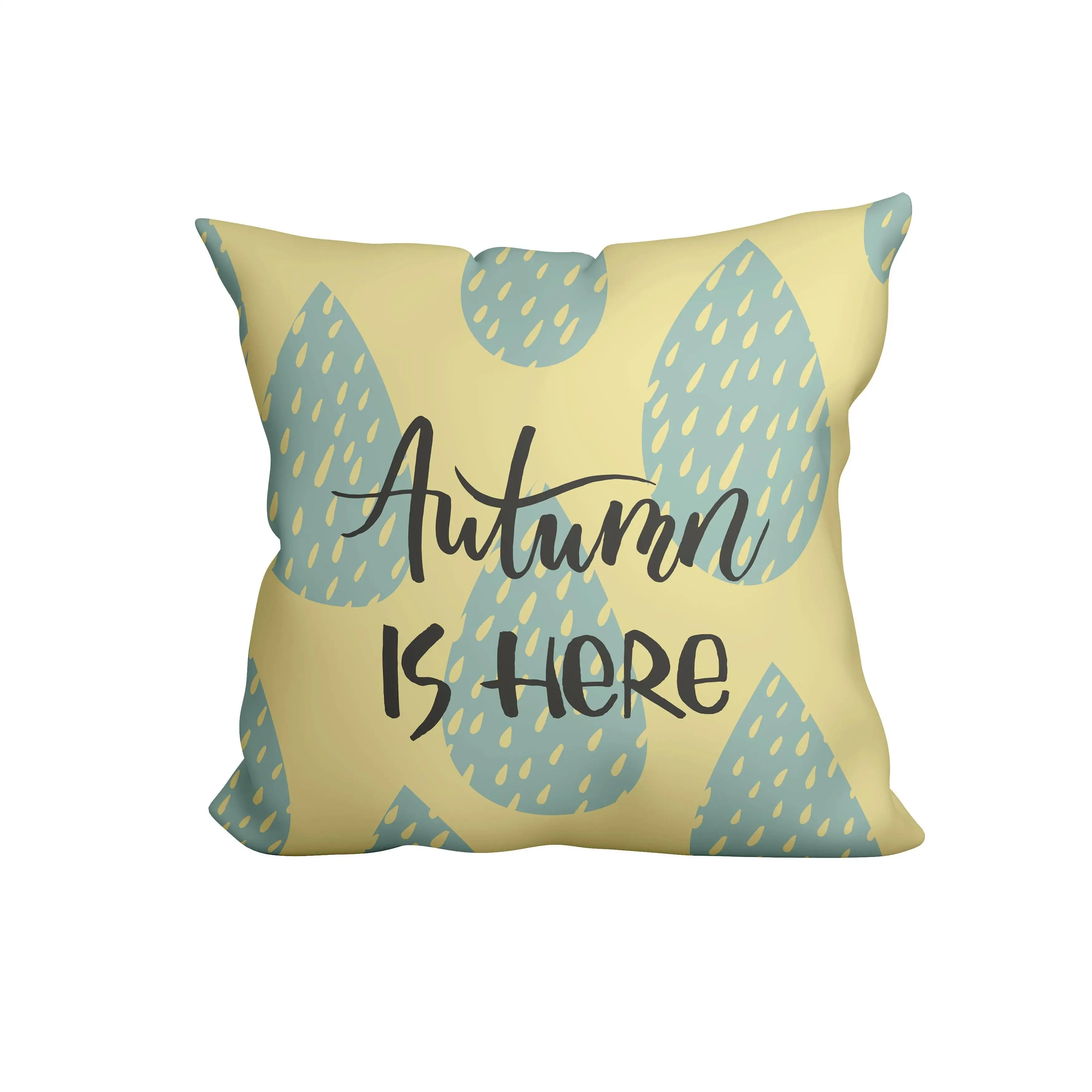 Sublimation Blanks Pillow Case Tufted Blue Room Green Leaf Print Cotton Logo Pure Moroccan 20 In X 54 In Body Pillow Case