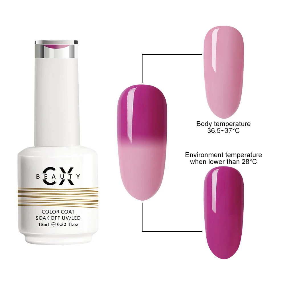 Hot Sale Wholesale Prices Mood Change Gel Temperature Gel for  Nail Art UV Gel Polish