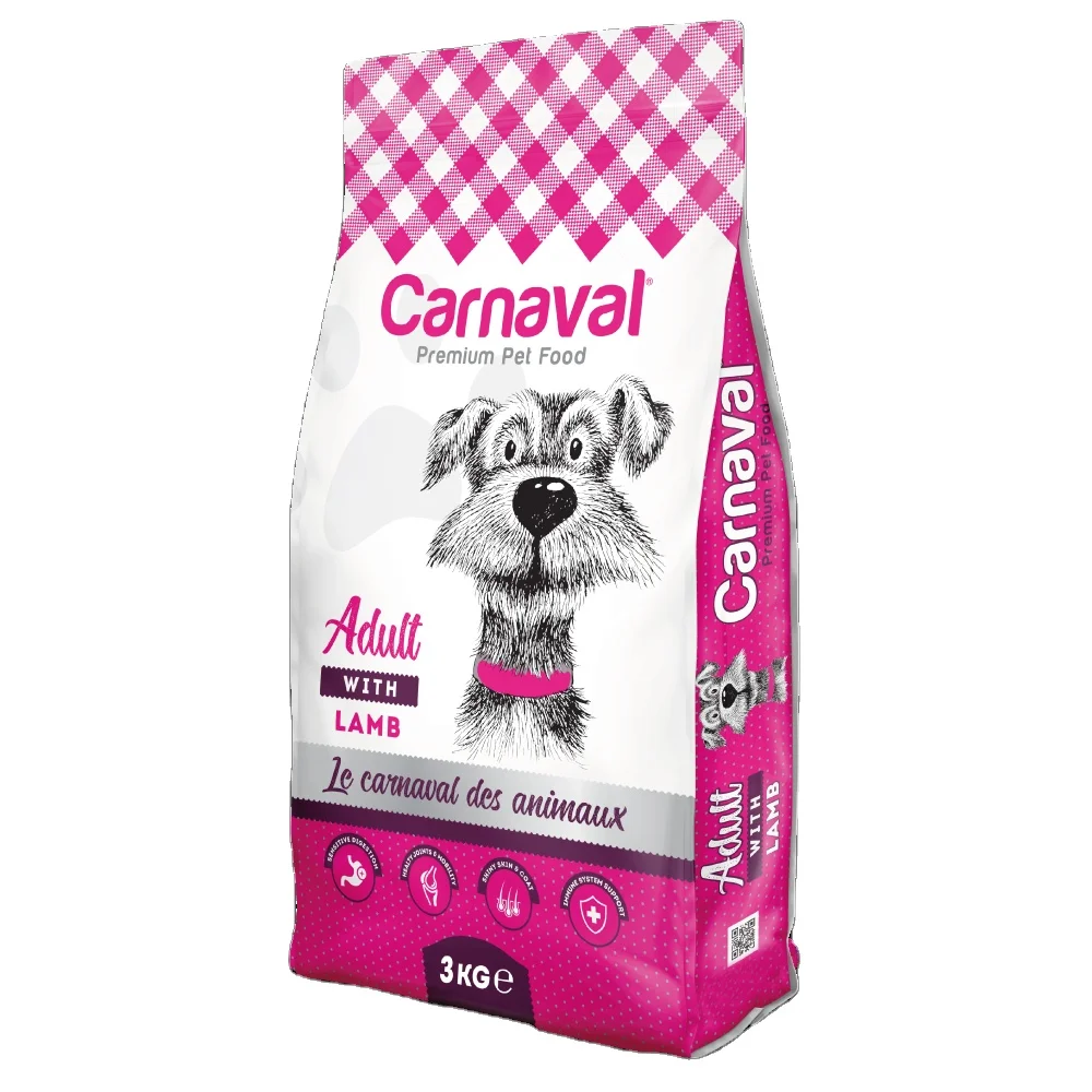 Carnaval Premium Adult Dog Food Lamb & Rice 3 Kg (4 PCS)