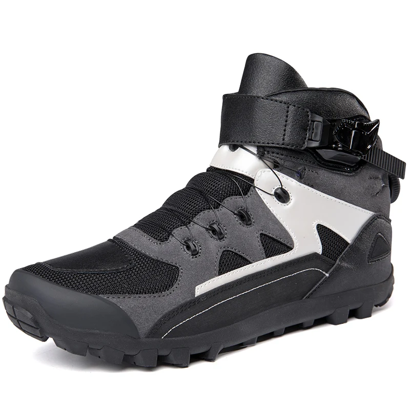 Wholesale Motorbike racing boots Men New Design All Seasons Motocross Outdoor Riding Boots