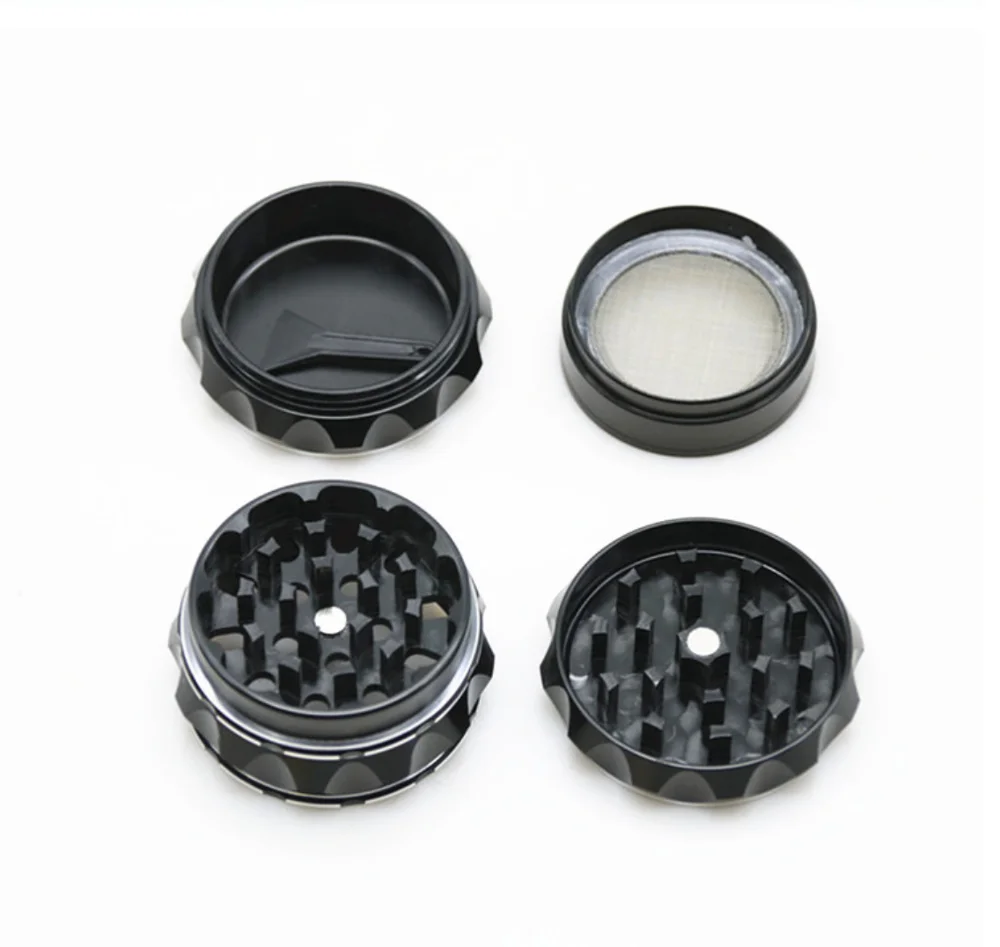 
Food Grade Colorful Herb Grinder Machine Metal Grinder Weed with Customized Printing 