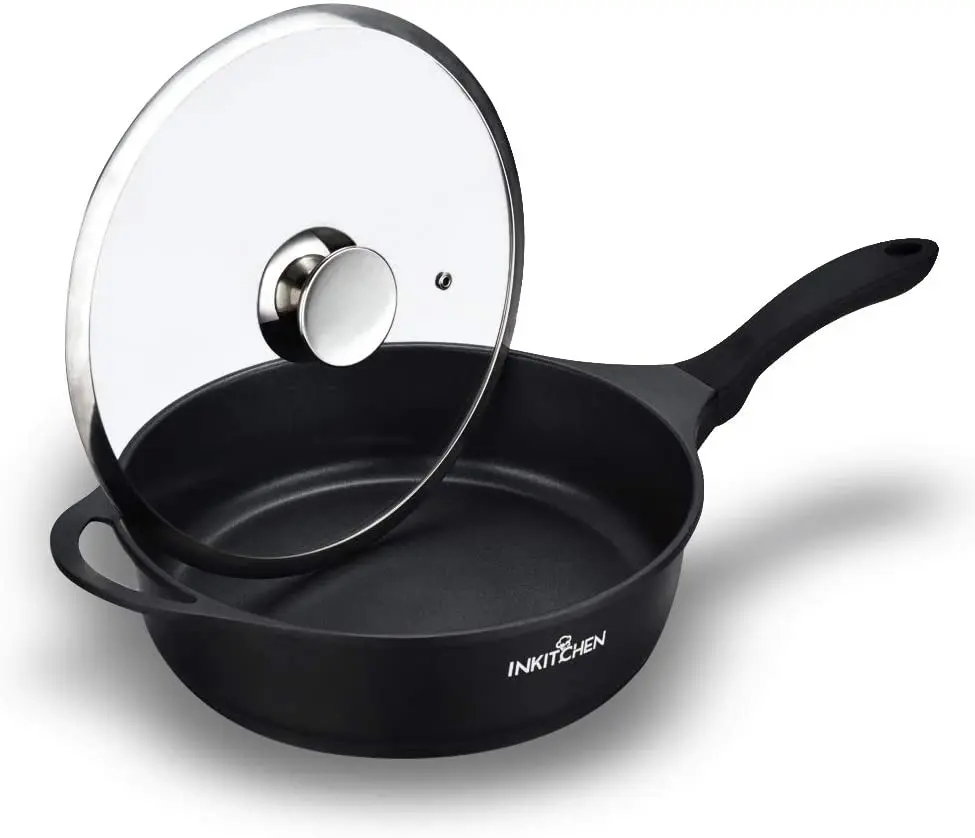 Tmai Экологически чистая 28 см литье под давлением рыба кухня Алюминиевая антипригарная сковородка