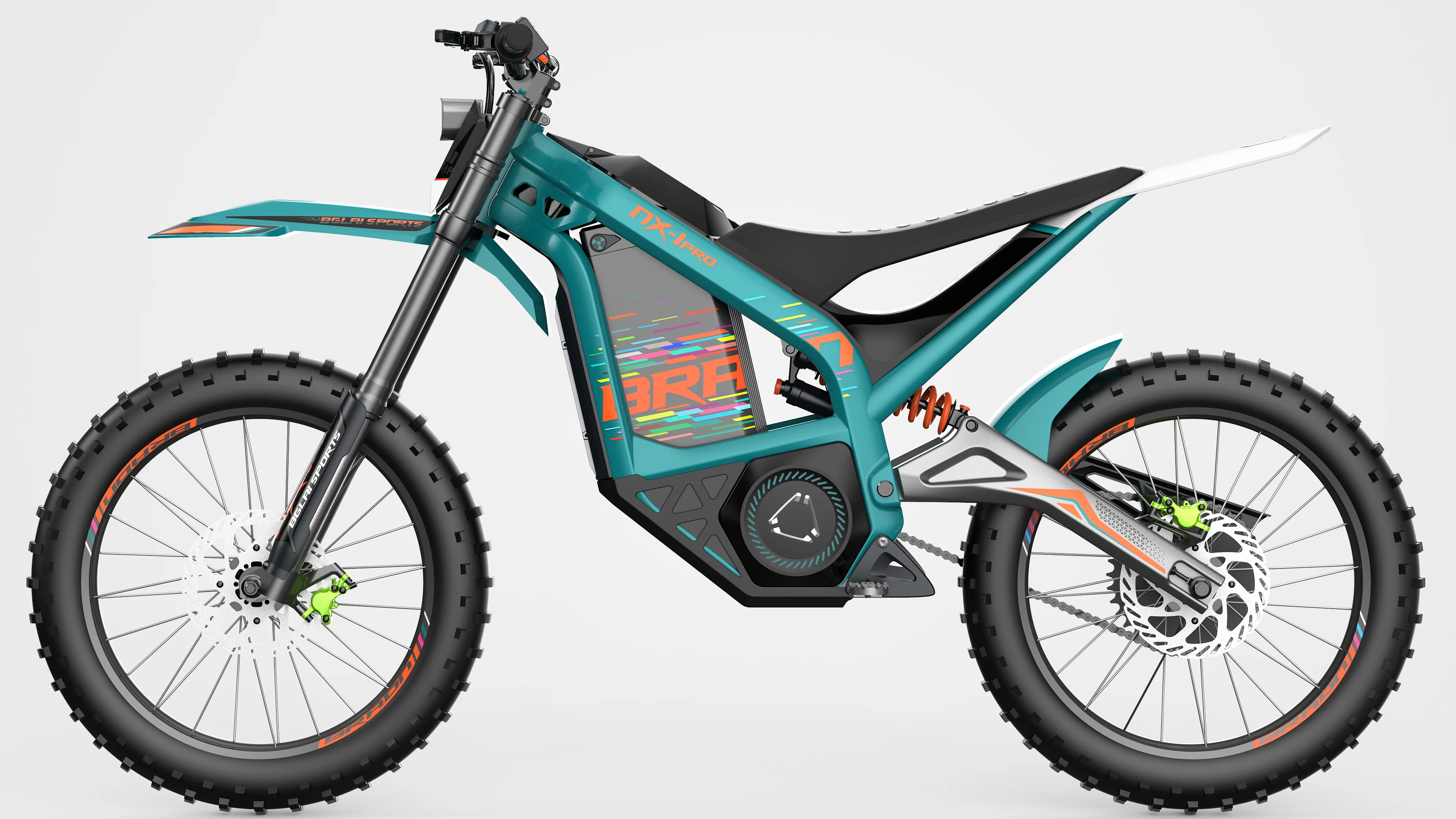 Say Yeah Electric Motocross Bicicleta Electrica High Power 72V3000W Mid Drive Hybrid Bike