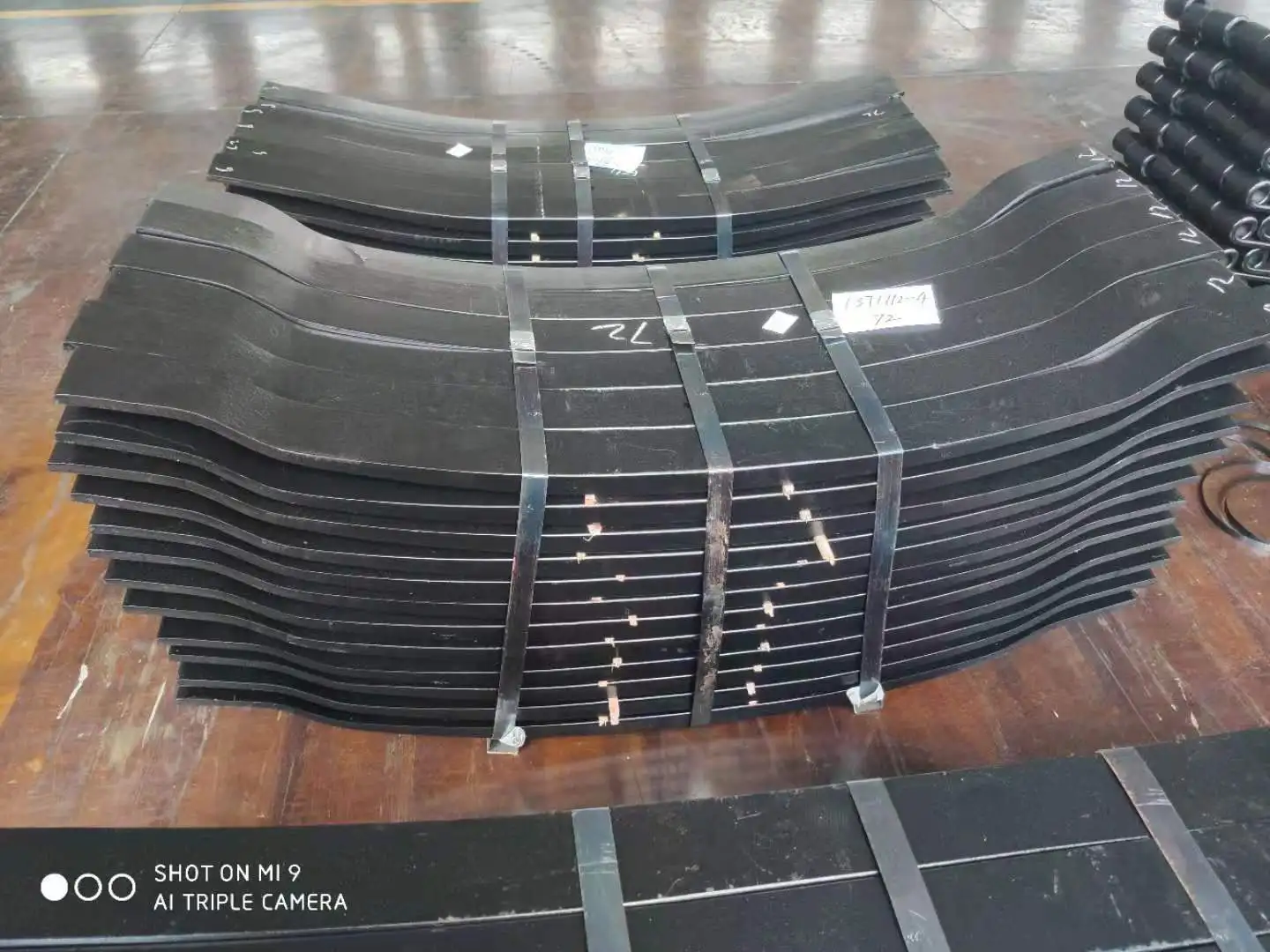 automobile machinery F11 ZK6116D bus 2902-00353 front 1st leaf spring