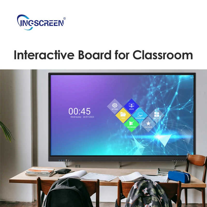 INGSCREEN Wholesale Smart Board 75 Inch Interactive Multimedia Board for Conference Room