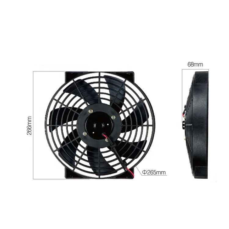 Универсальный вентилятор, новые автозапчасти, радиатор 80 Вт/120 Вт, универсальный вентилятор охлаждения