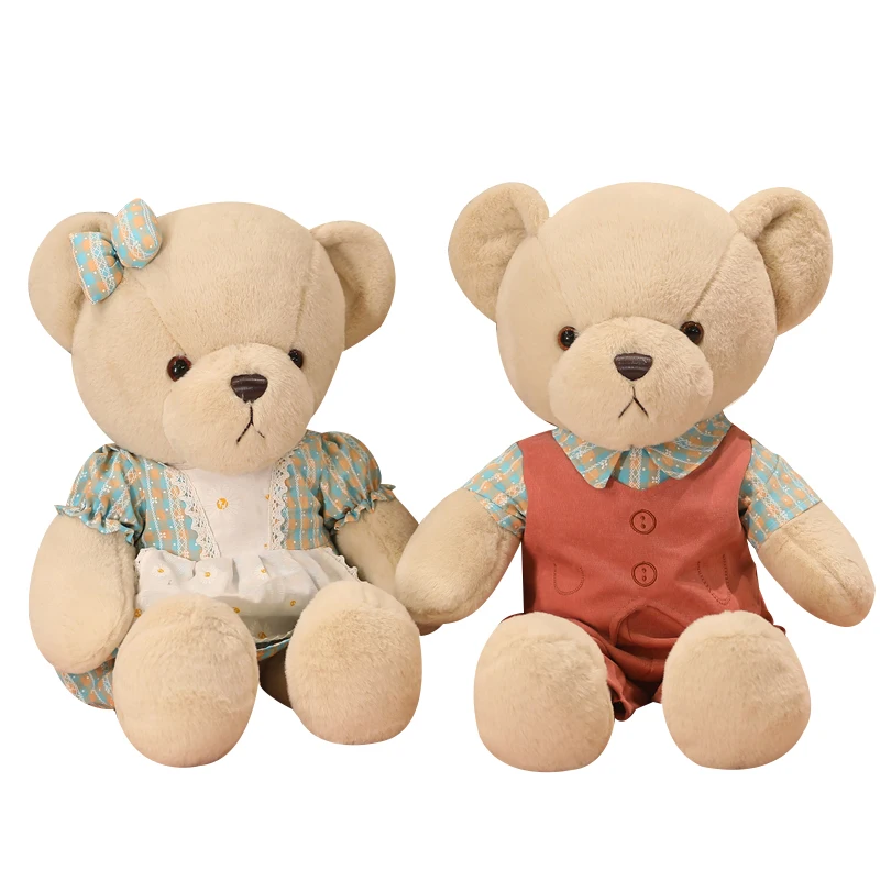 Wholesale valentines sweethearts teddy bears i love you couple teddy bear plush toy