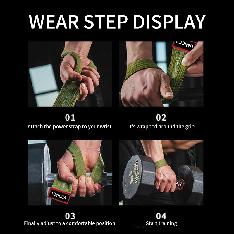 Weightlifting Grip Belt Winding Deadlift Booster Belt Gymnastics Horizontal Bar Training Palm Pull-up Belt For Wrist Protector