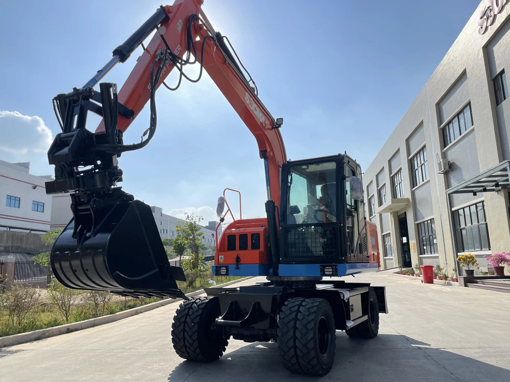 SOCMA 8 TON ELECTRIC WHEEL EXCAVATOR