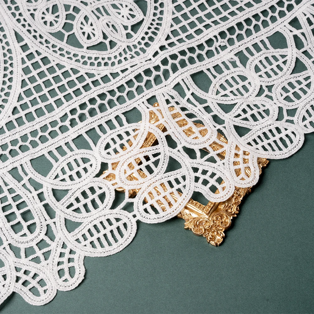 Embroidery Lace Fabric Cotton Beaded Lace Fabrics For Women African Lace Fabric