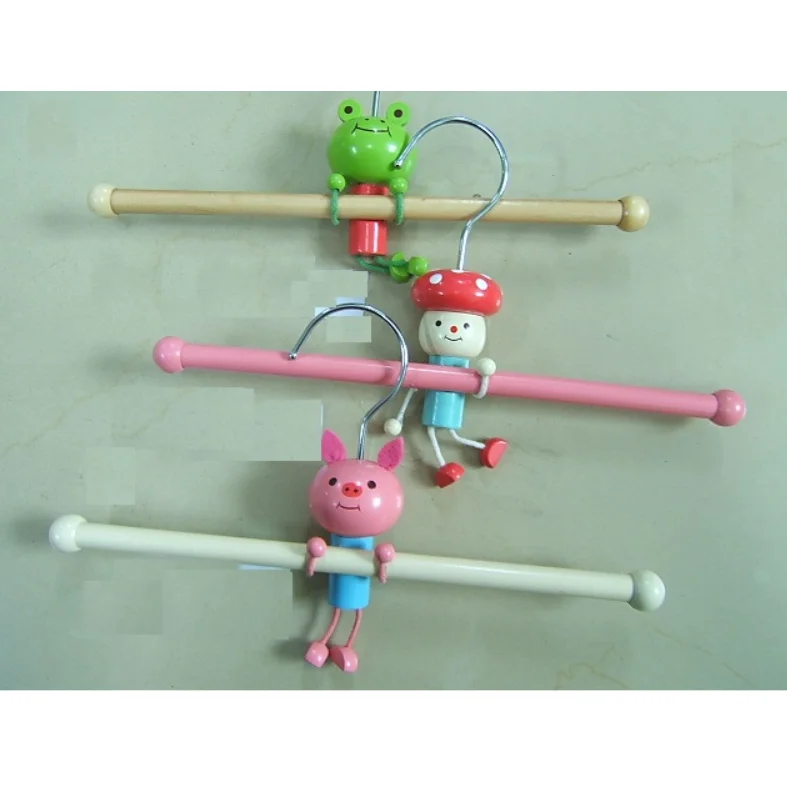 interesting Cartoon animal Wooden hanger for kids
