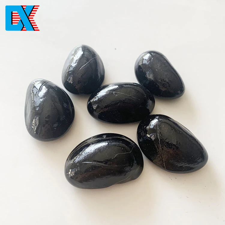 
Glass Pebbles Glossy Home Decorative Vase Fillers Fish Shaped 