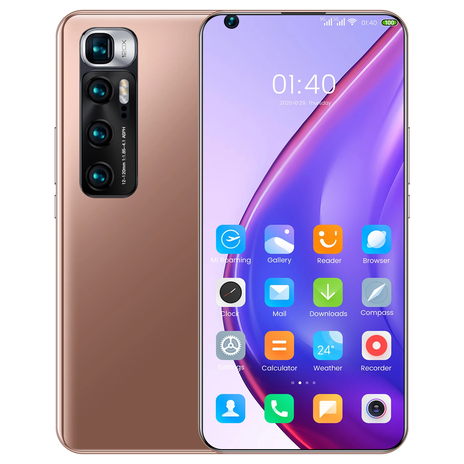 
M10 Ultra 7.2 Inch Android 12GB+512GB Global Version Face Unlocked 4G HD Screen magnifier Cellphone Smartphone MobilePhone 