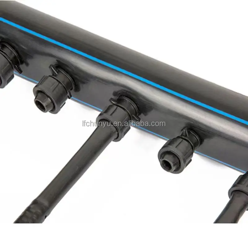 pe agricultural hose HDPE pipe to watering field and greenhouse supports customization