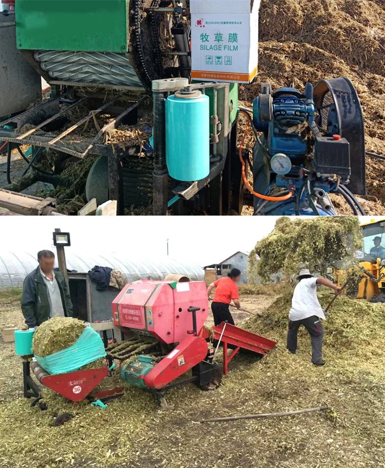 
baler silage machine Corn silage mini round bale wrapping machine for dairy farm silage baler wrapper 