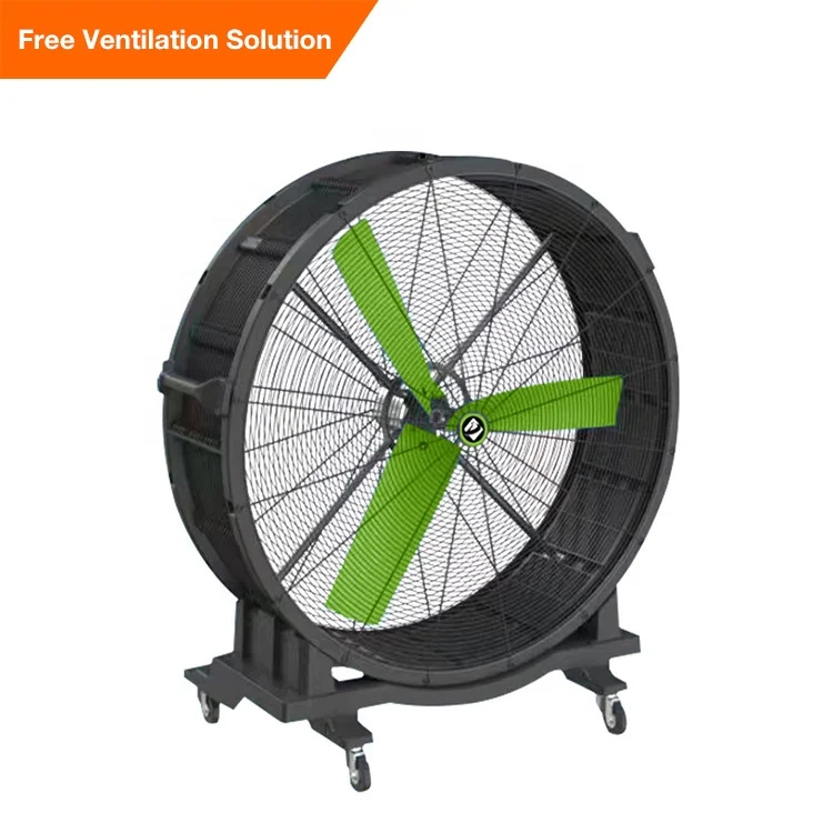 600w big air 48inch floor industrial drum fan