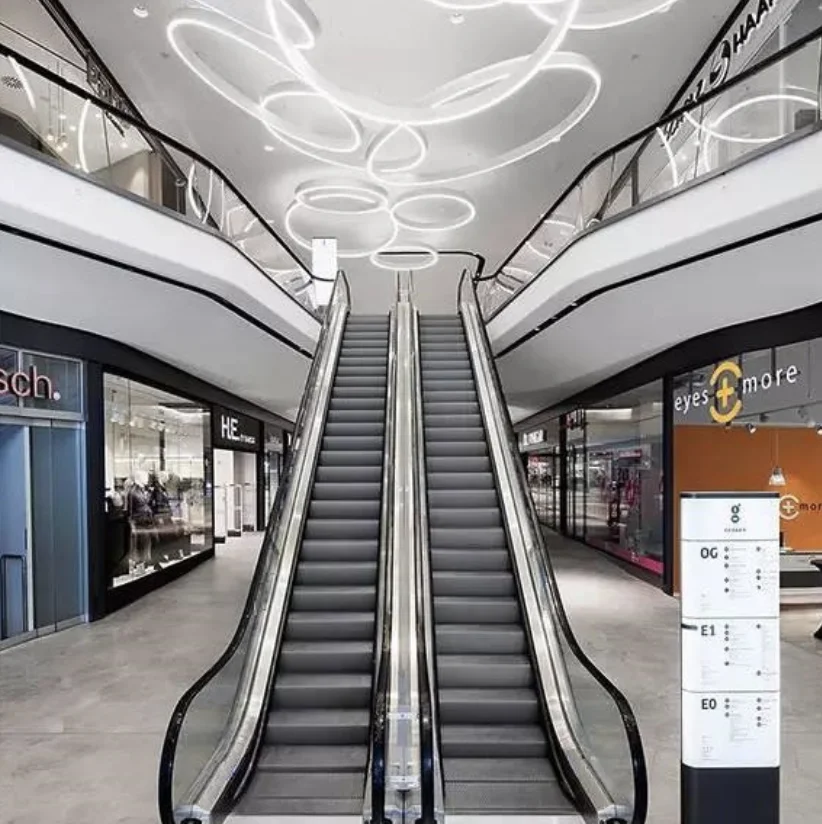 cheap price VVVF Control Commercial Escalator home stair escalators cost 30 Degree 1000mm Step Width