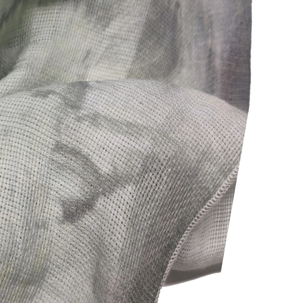 custom Lightweight Pattern Accepted Organic Linen Women Fabrics Pure 100% Linen Printed Breathable gold stonewash linen fabric