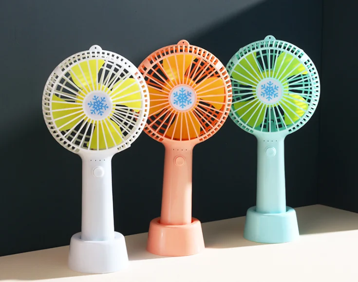 
Hot selling usb products mini portable usb fan rechargeable desk fan with battery handle usb fan 