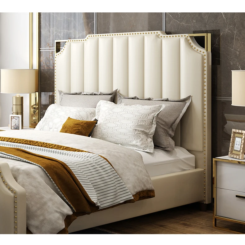 
Modern Luxury Italian Latest Storage Queen King Size Bed 