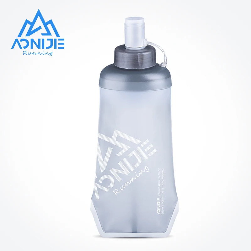 Wholesale AONIJIE SD26 Outdoor Sports Hydration Flask Foldable Collapsible  Soft Water Bottle TPU 500ML  30 Degree Oblique Mouth