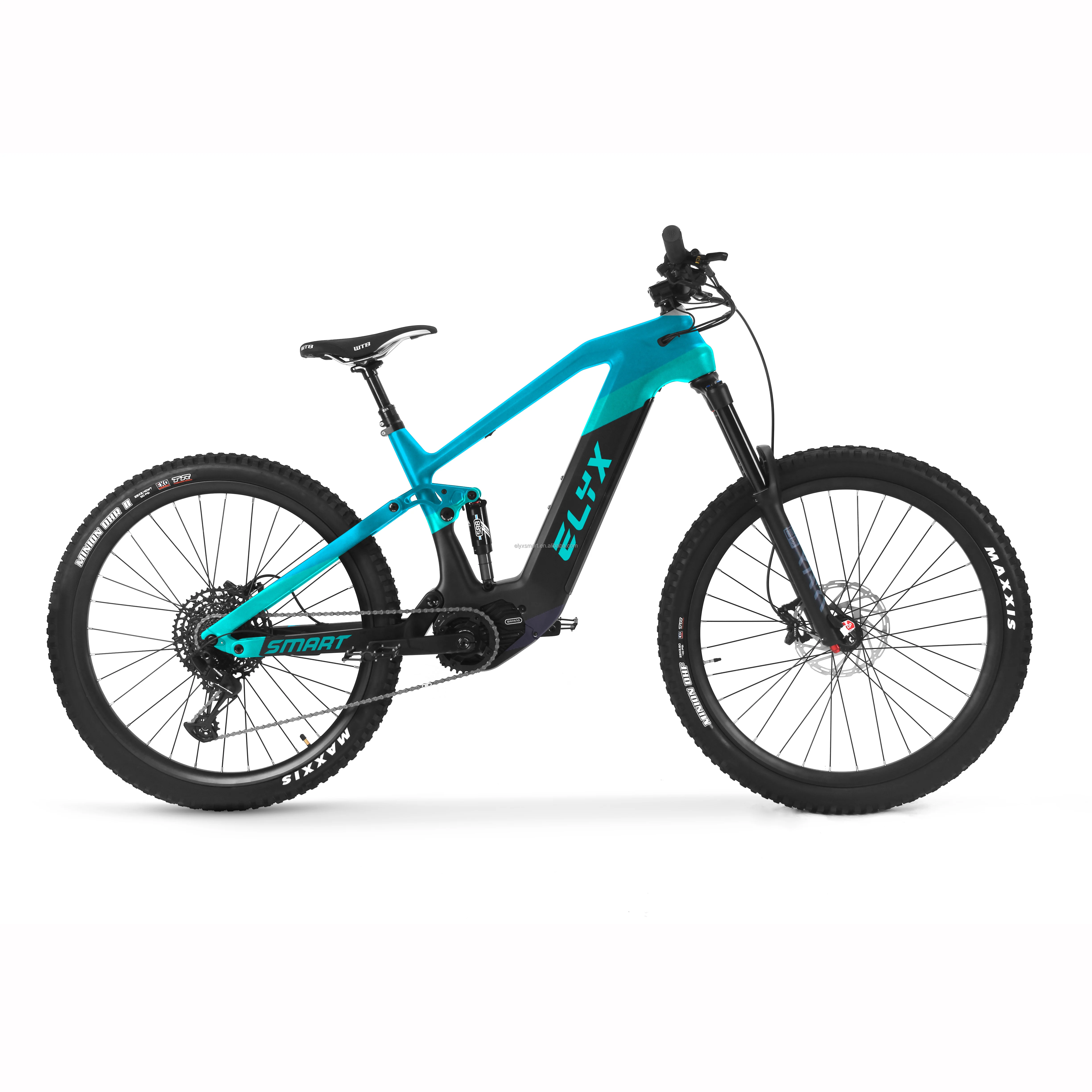 Marathon Bafang M600 500W Adult Mtb Full Suspension Carbon Fiber Frame Big Battery 29inch Electric Mountain Bike