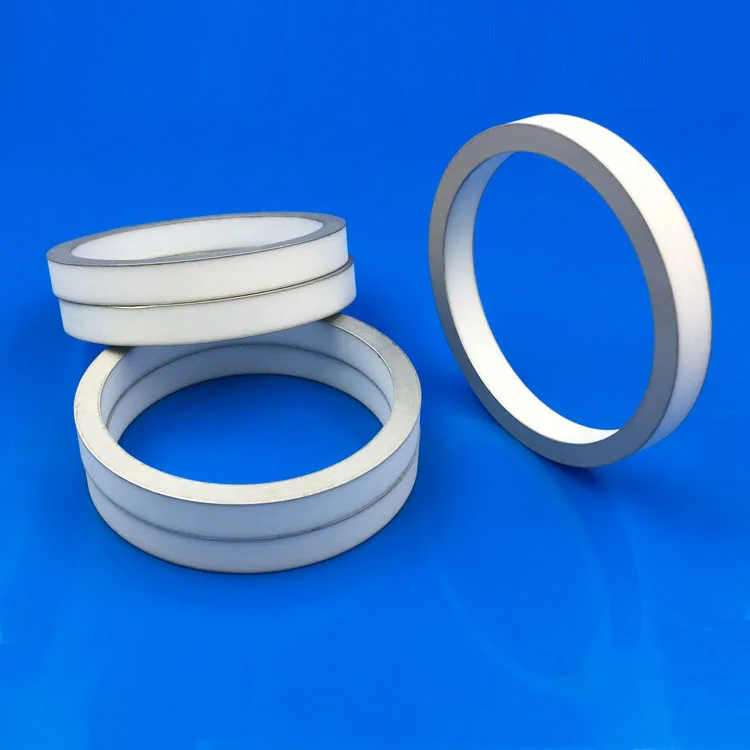 High Voltage Alumina Refractory Electronics Industry Plating Ni Metallized Ceramic Ring