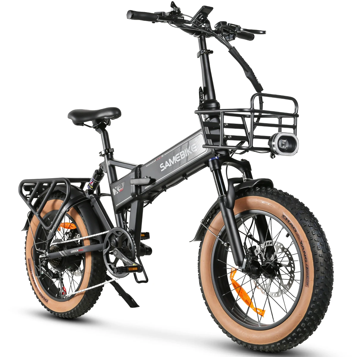SAMEBIKE USA Spot 20 inch Fat Tire Electric Bicycle Powerful 48V15AH 1000W Fat Bike XWLX09-II