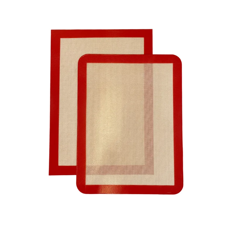 0.4mm thickness 30*40cm Non Stick kitchen  Mat with Fiberglass High Temperature Silicone Baking  Mat Set