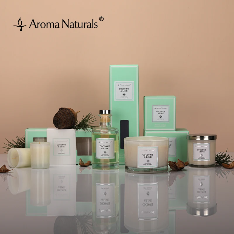 
Aroma Naturals soy candles scented perfume scented candle gift box 