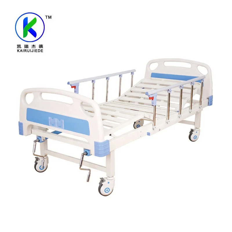Factory cheap price surgical apparatus economic two crank manual mechanical hospital bed
