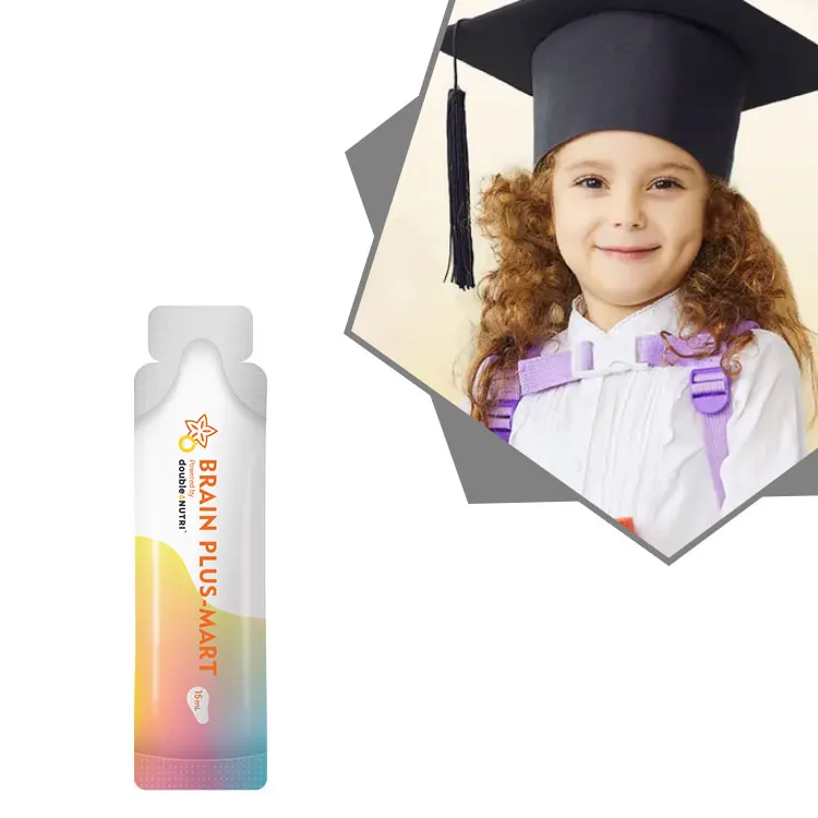 Made in Taiwan Customized 15ml Liquid Sachet Brain Plus-mart Omega 3 Fish Oil Liquid