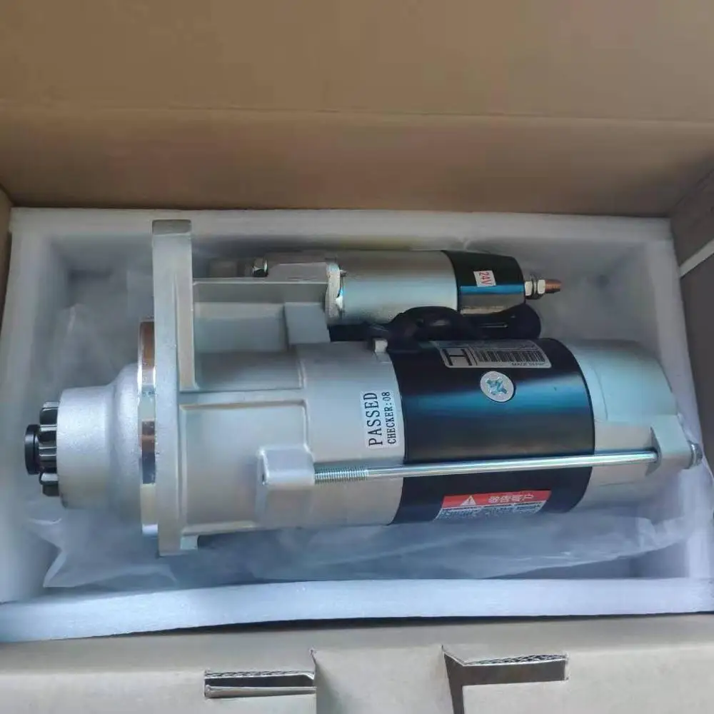 With engine Excavator Starter Motor ZX330  for Excavator engine parts 181100-4142
