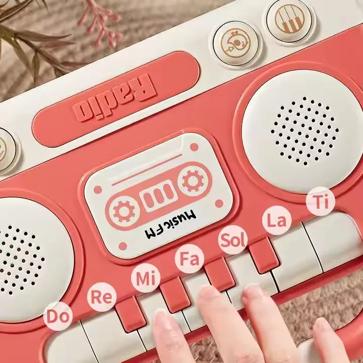 Kids Educational Toys Musical Piano Keyboard Electronic Voice Organ Recorder with Game for Baby Learning