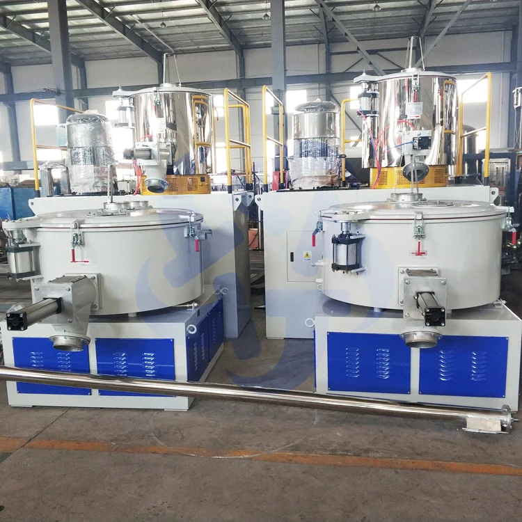 
wpc raw material mixer plastic powder granules mixing machine 