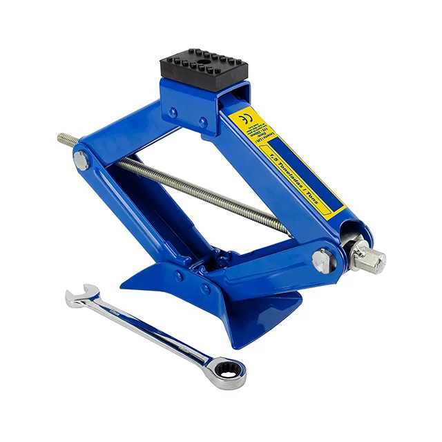 Домкрат ножницы для автомобиля 3 тонны (6000 фунтов) усиленный Автомобильный домкрат с гаечным ключом комплект аварийных двигателей общего назначения
