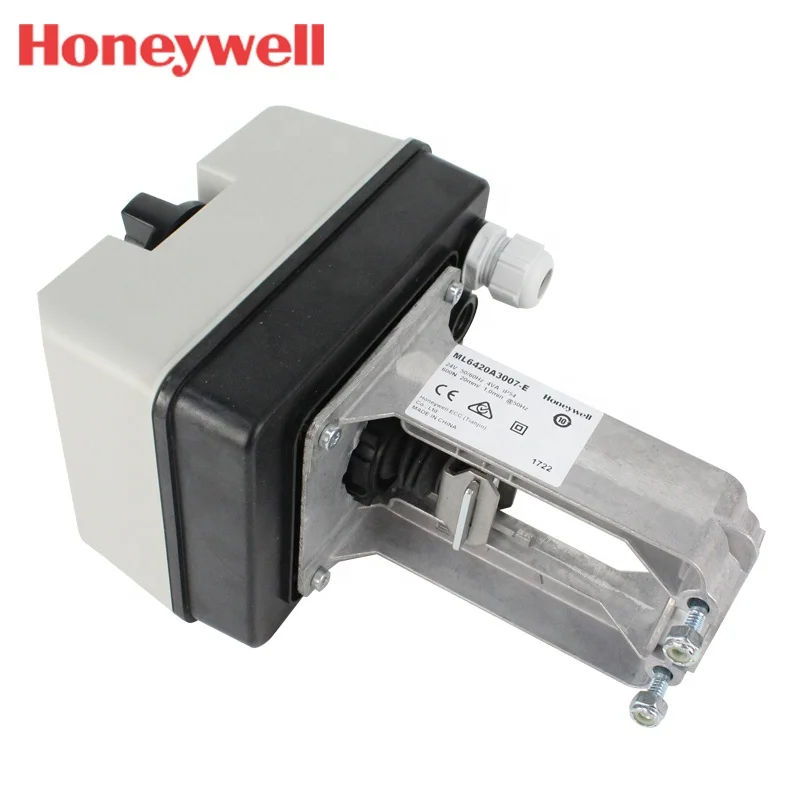 Honeywell Electric Linear Valve Actuators ML6420A3007-E Non-Spring Return Electrical actuator floating control for valve series